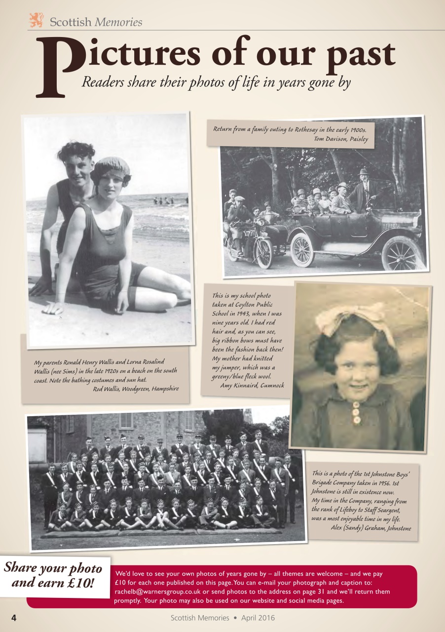 Scottish Memories Preview Pages