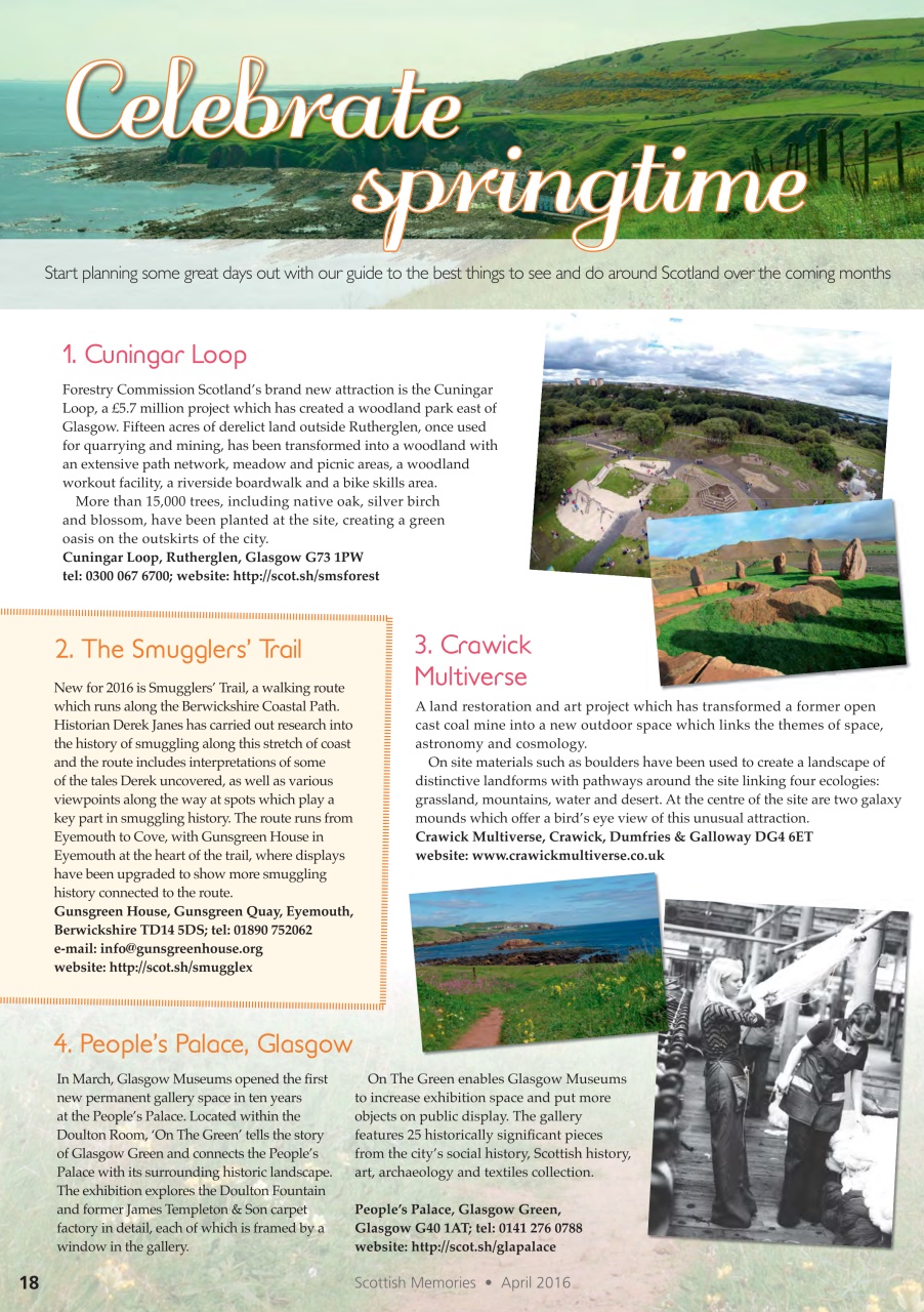 Scottish Memories Preview Pages