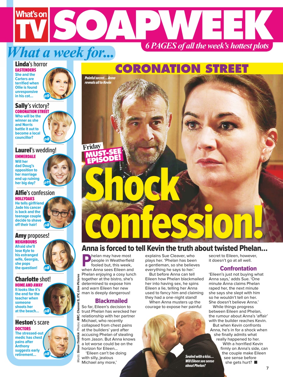 What's on TV Preview Pages