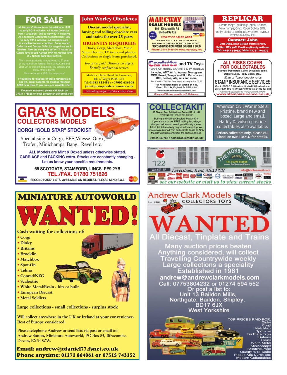 Collectors Gazette Preview Pages