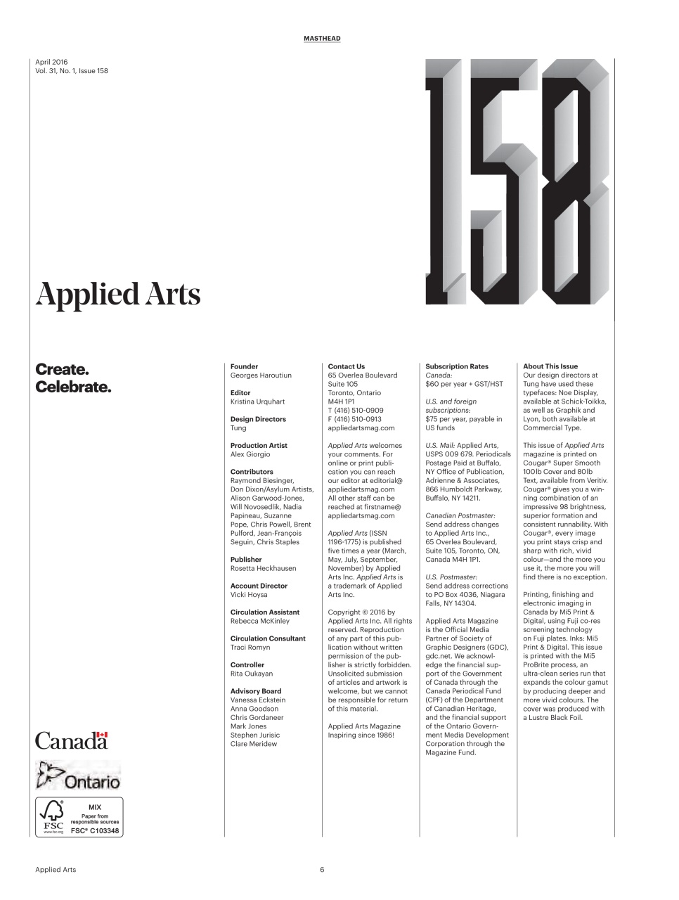 Applied Arts Preview Pages