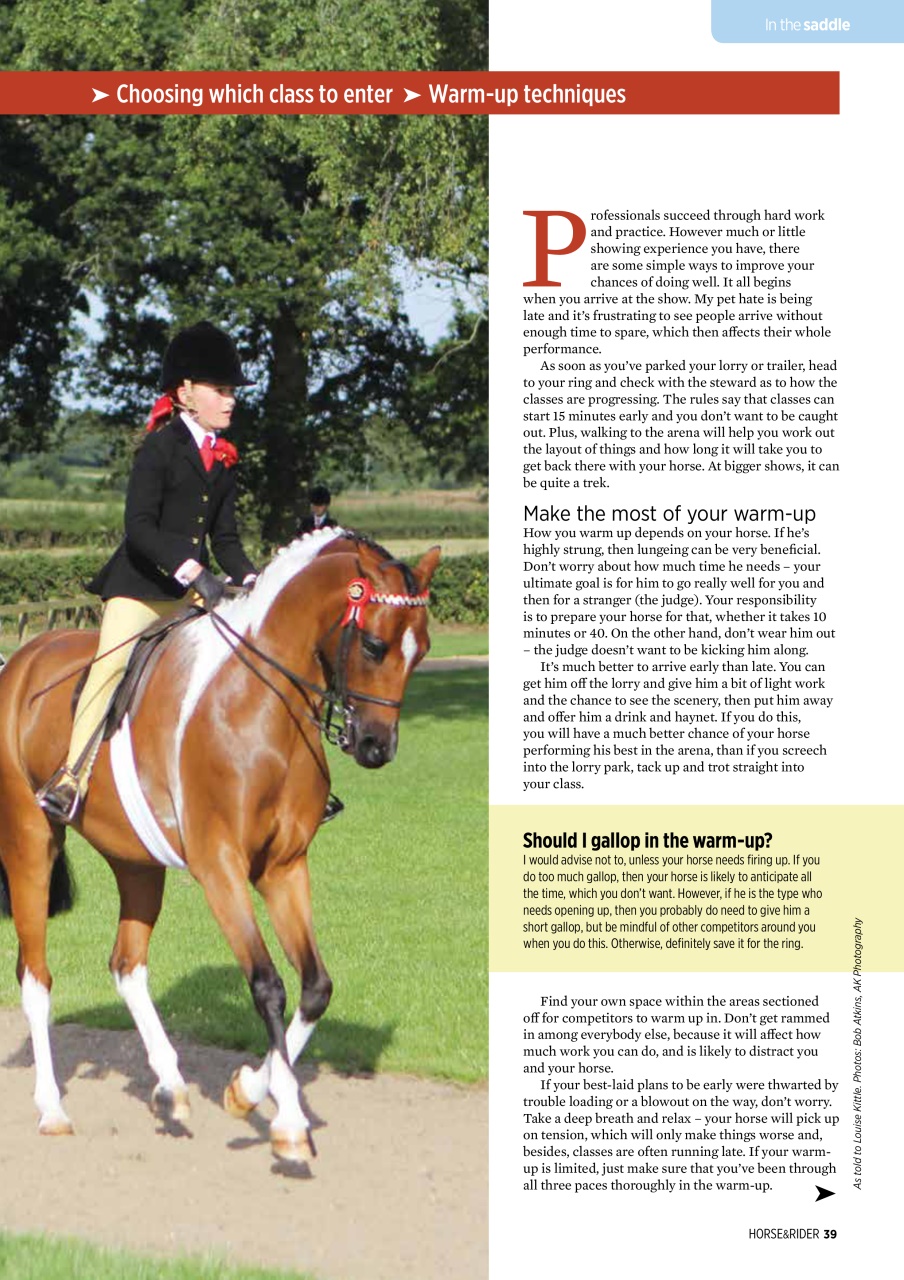 Horse&Rider Magazine - UK equestrian magazine for Horse and Rider Preview Pages