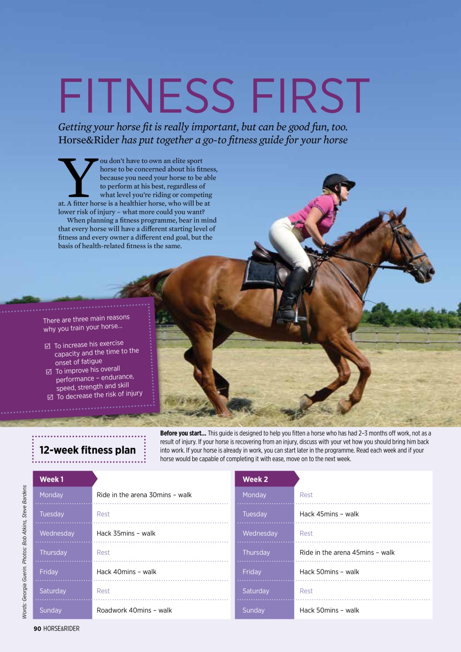 Horse&Rider Magazine - UK equestrian magazine for Horse and Rider Preview Pages