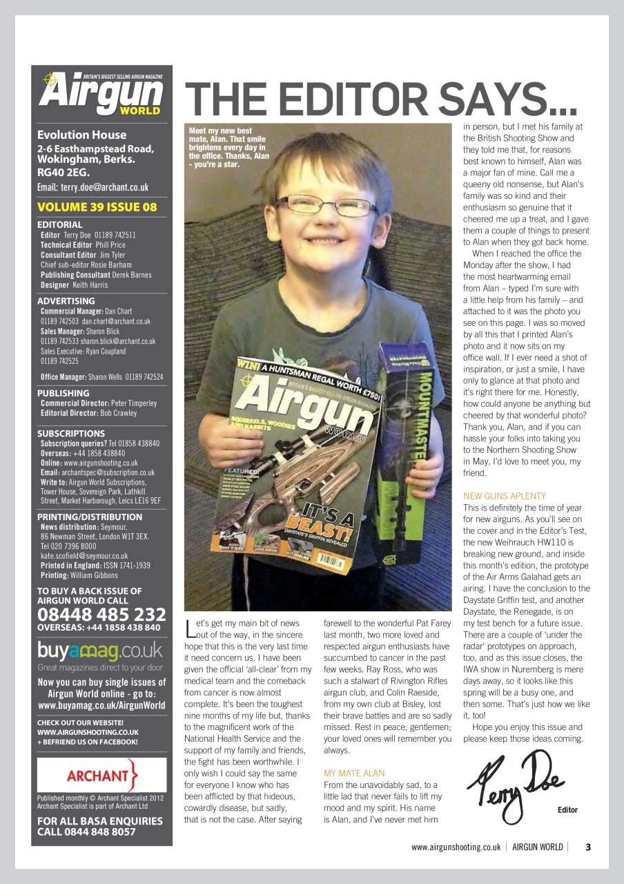Airgun World Preview Pages