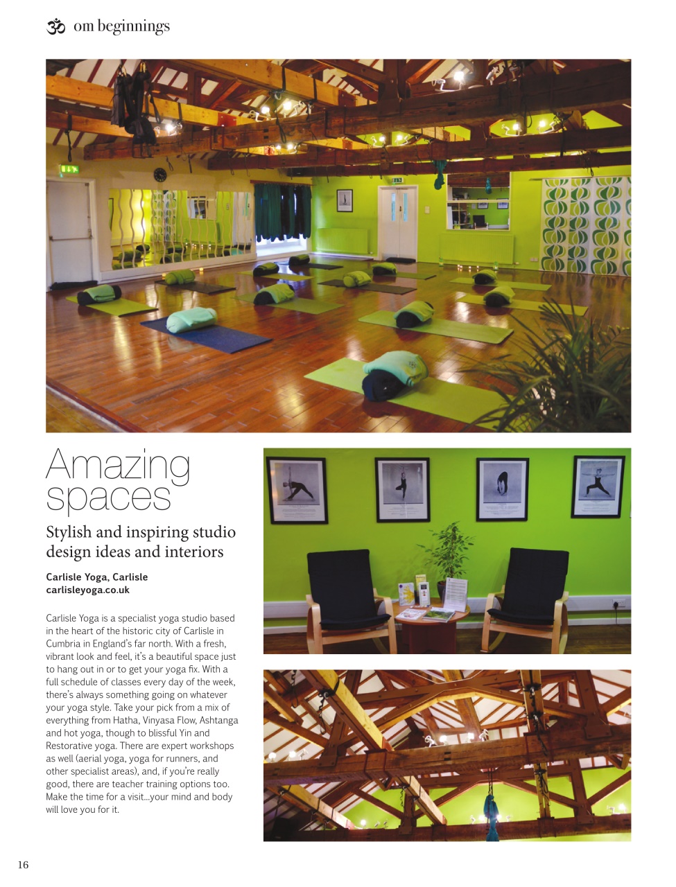 OM Yoga Magazine Preview Pages