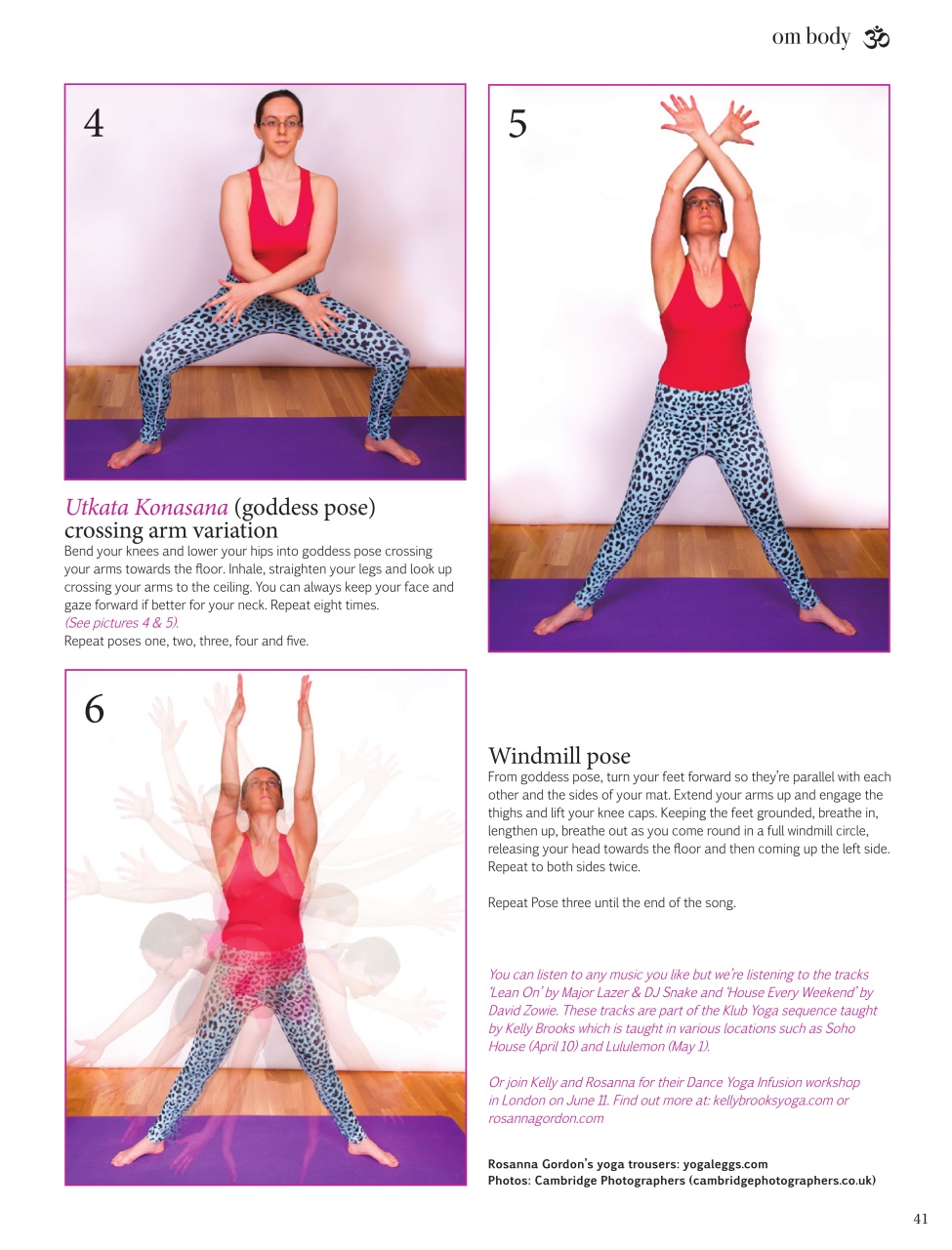 OM Yoga Magazine Preview Pages