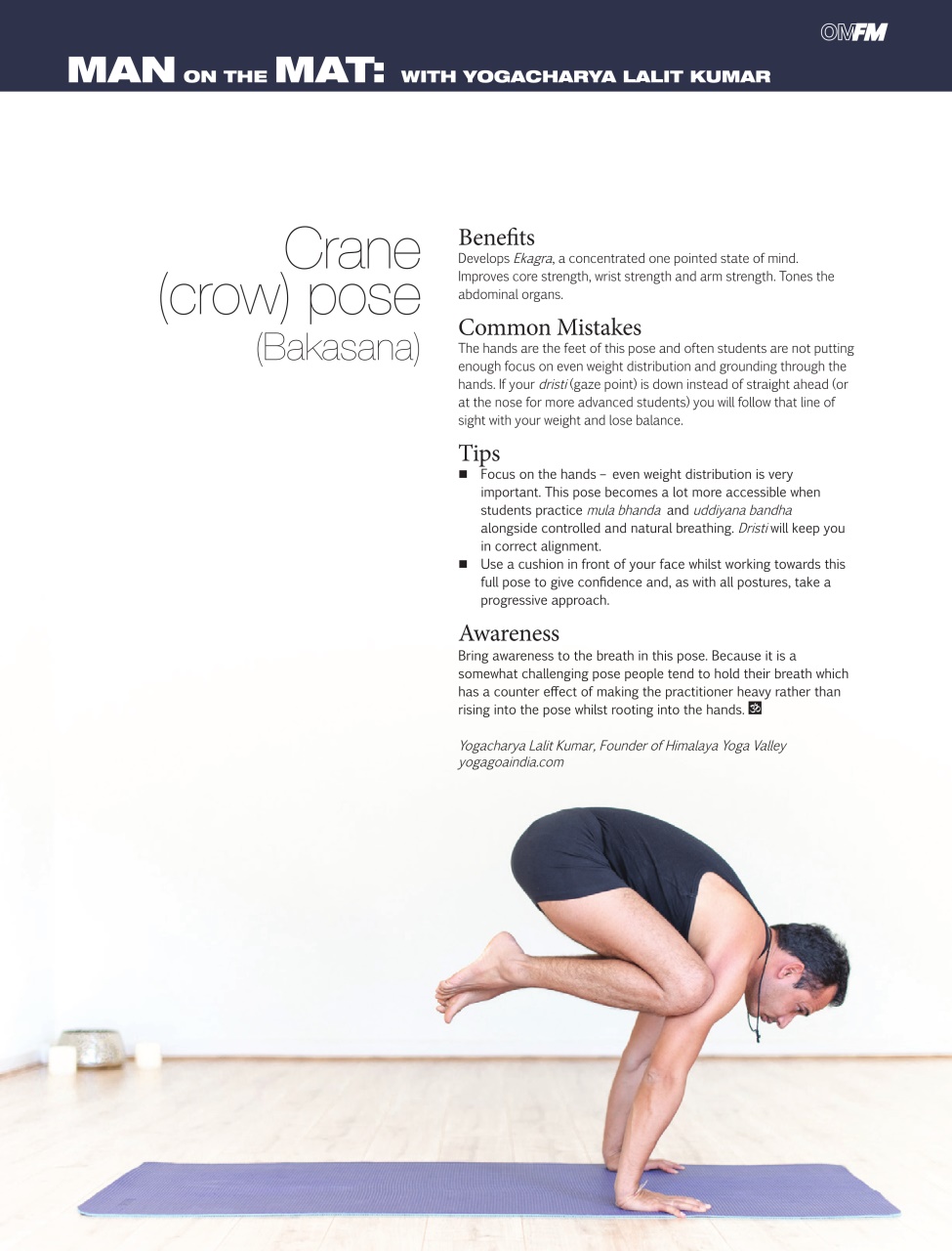 OM Yoga Magazine Preview Pages
