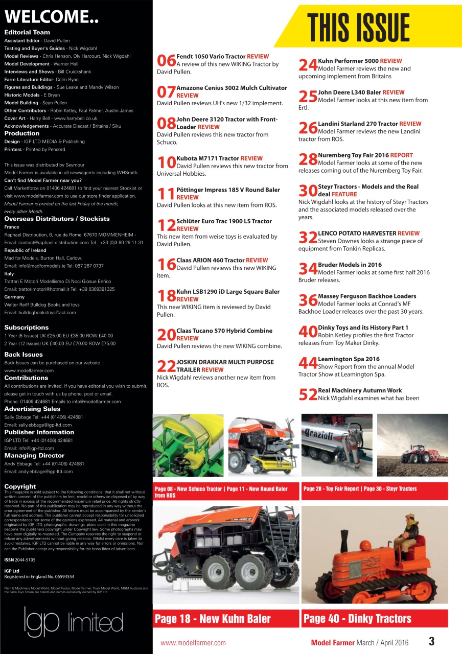 Model Farmer Magazine Preview Pages