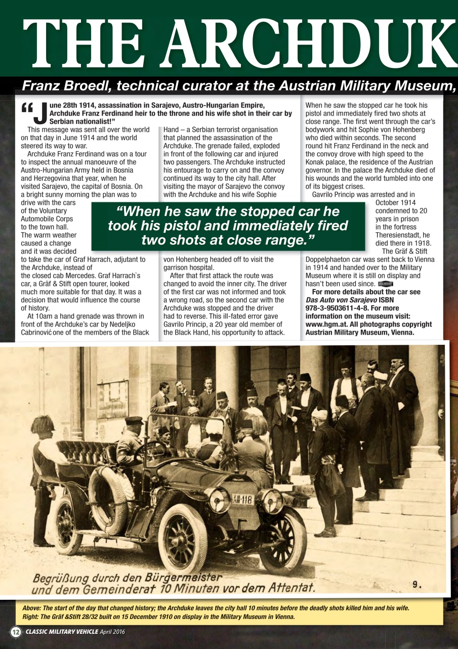 Classic Military Vehicle Preview Pages