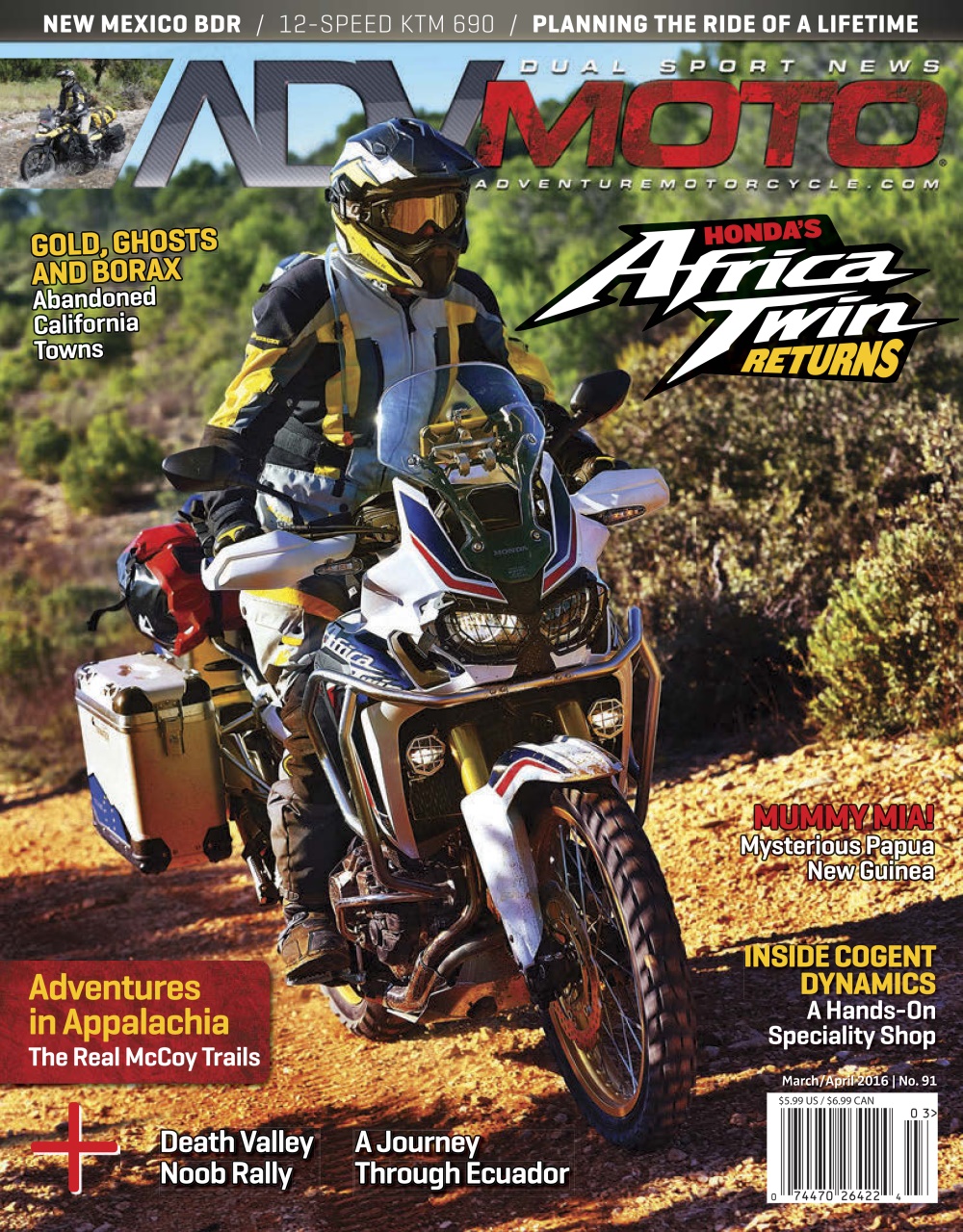 Adventure Motorcycle Preview Pages