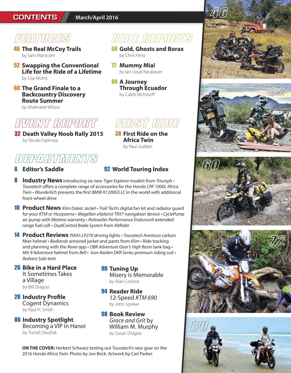 Adventure Motorcycle Preview Pages