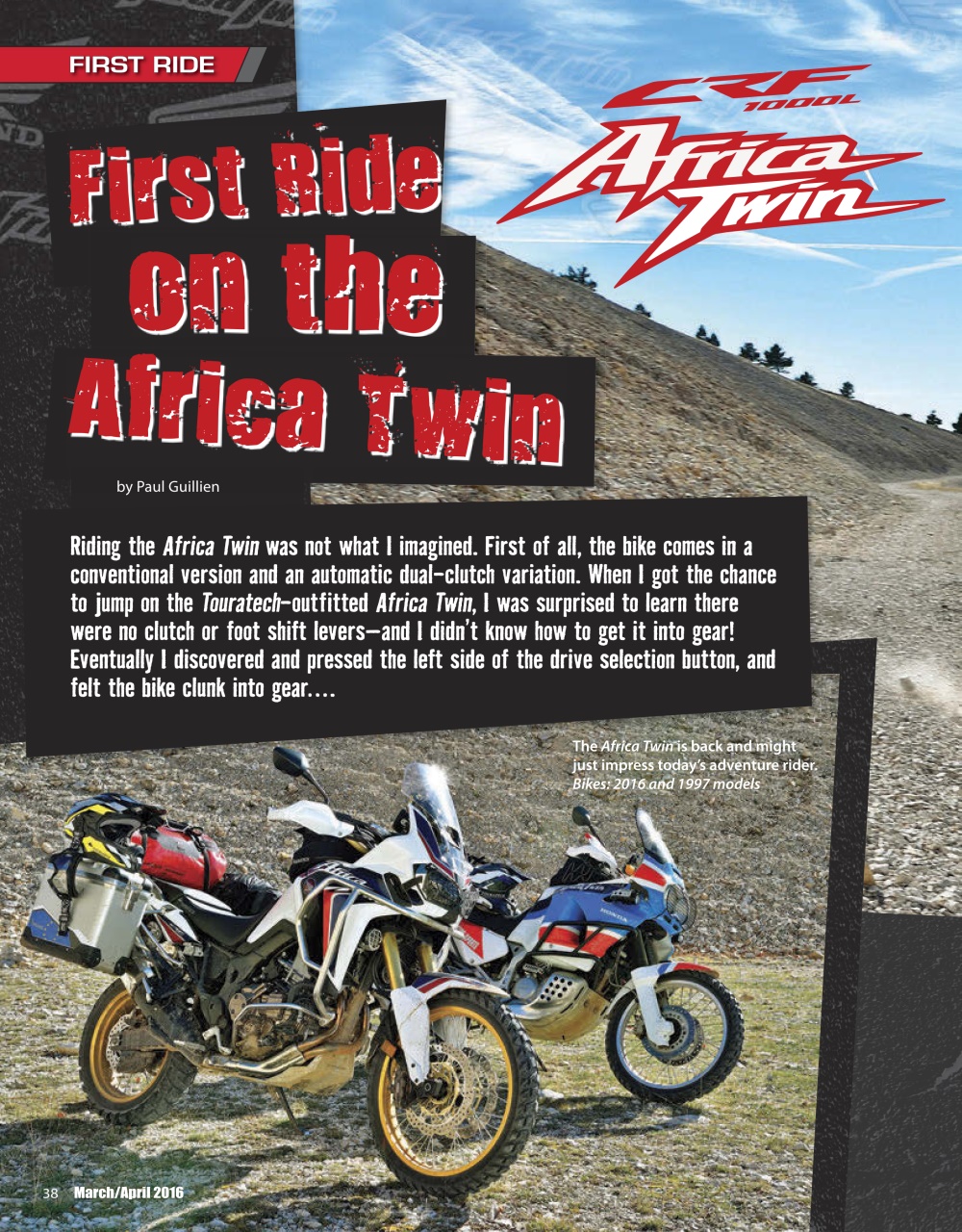 Adventure Motorcycle Preview Pages