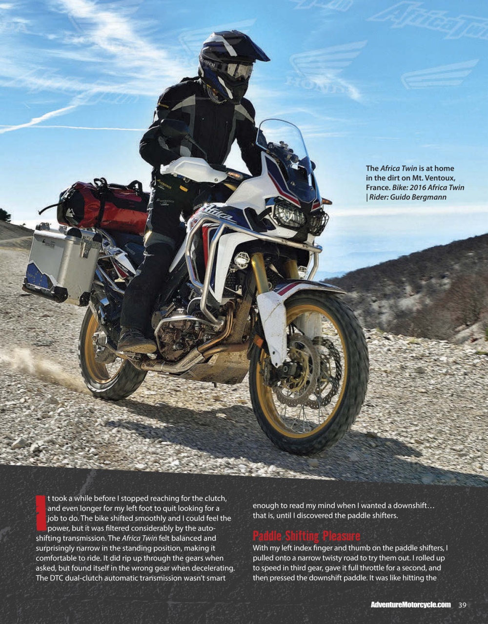 Adventure Motorcycle Preview Pages