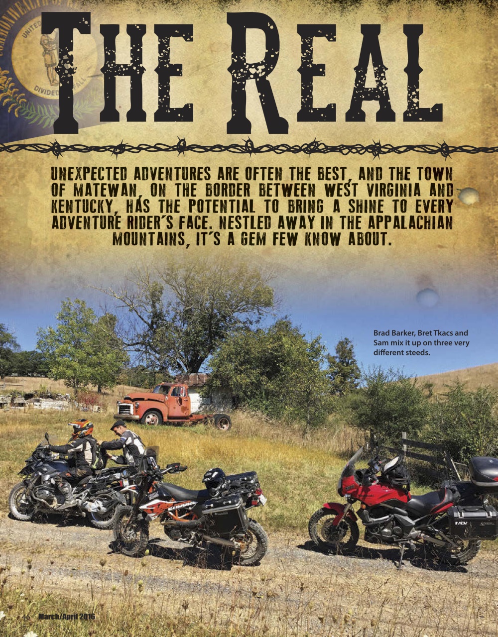 Adventure Motorcycle Preview Pages