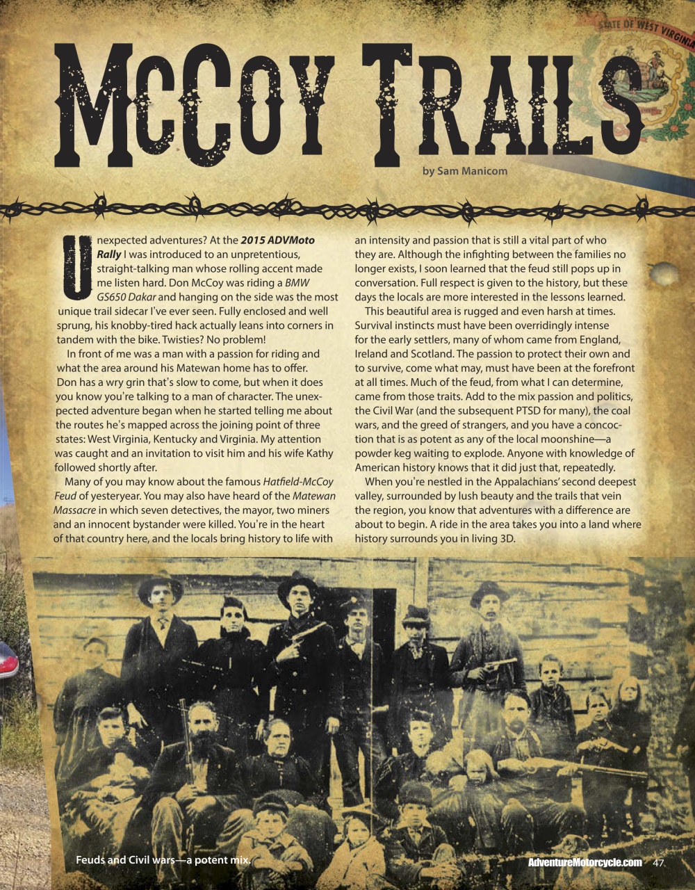 Adventure Motorcycle Preview Pages