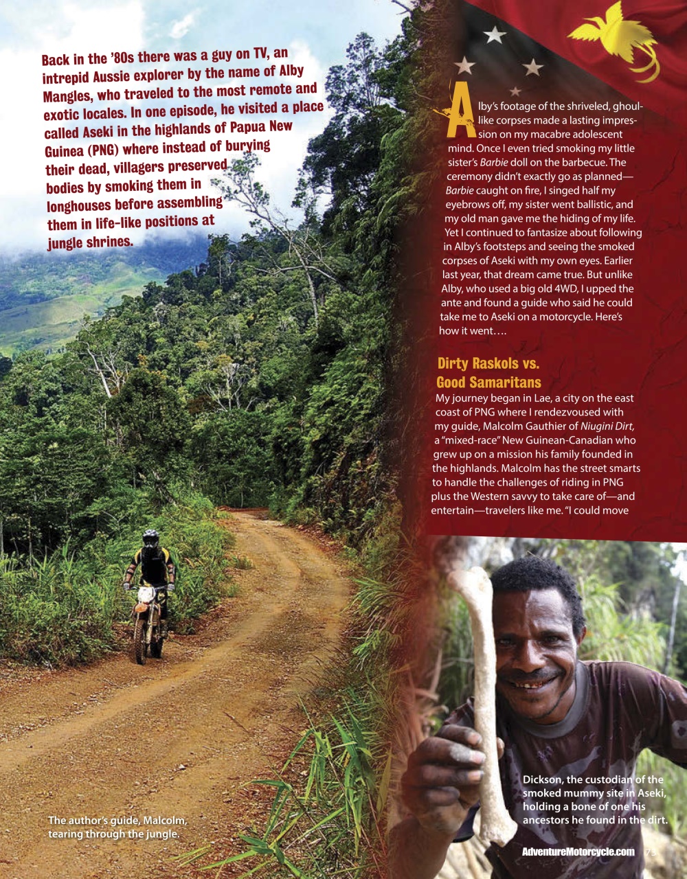 Adventure Motorcycle Preview Pages
