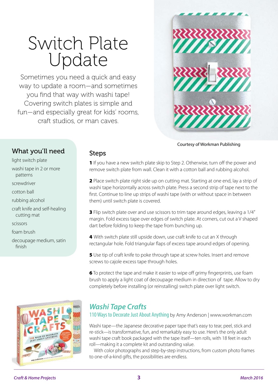 Craft & Home Projects Preview Pages