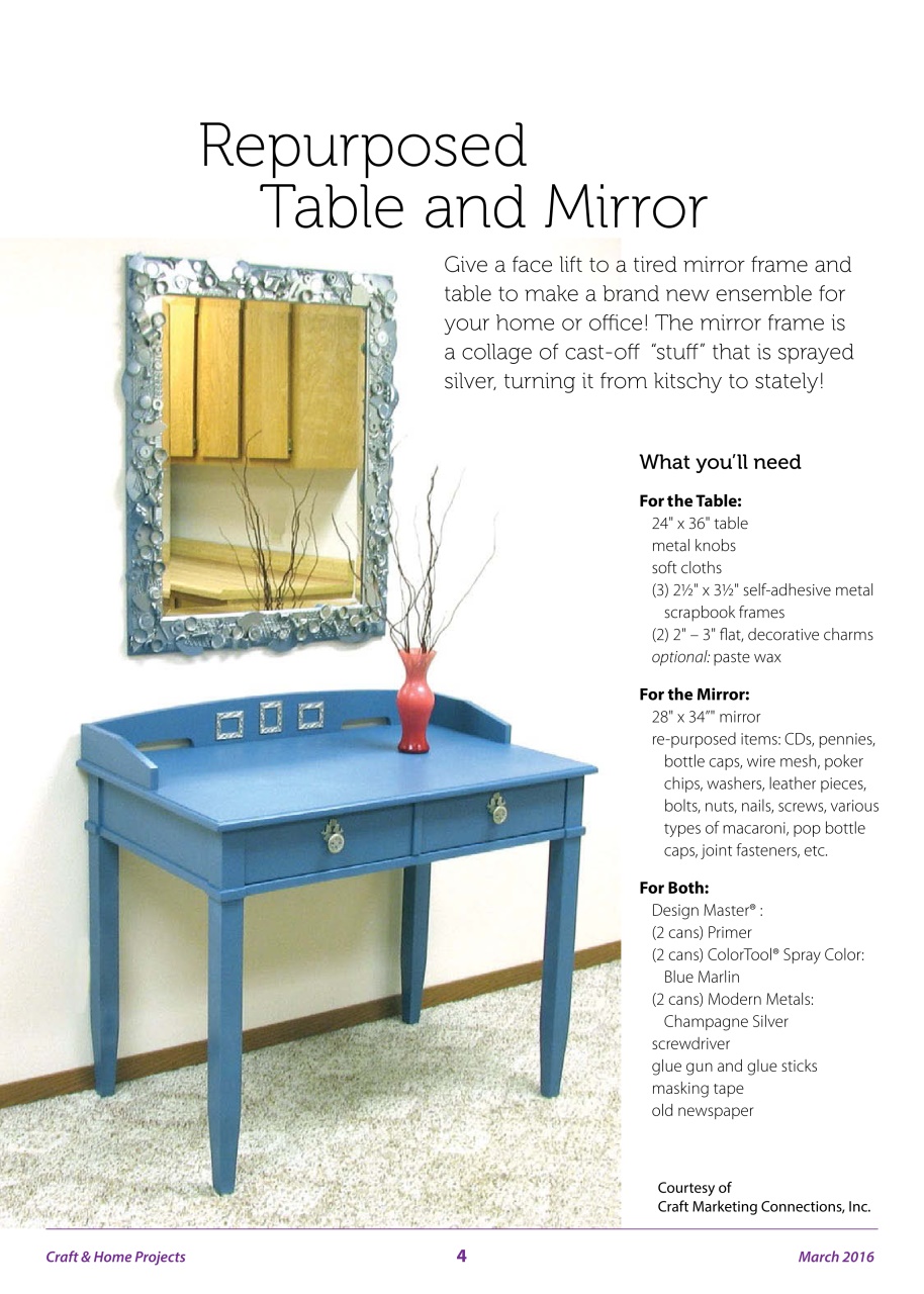 Craft & Home Projects Preview Pages