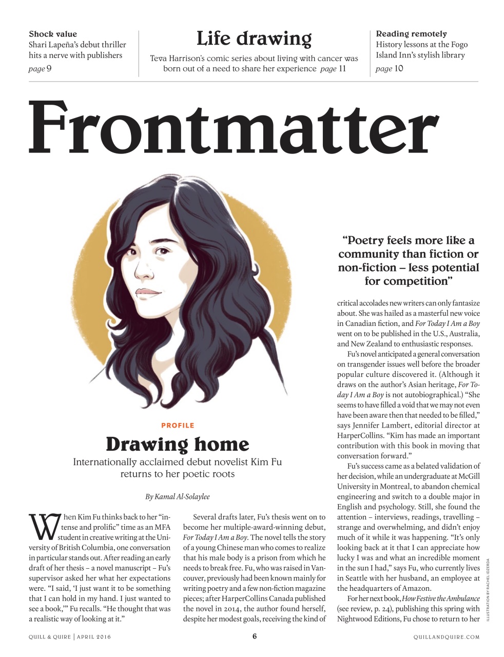 Quill & Quire Preview Pages