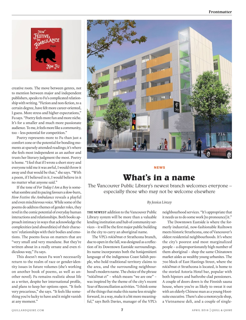 Quill & Quire Preview Pages