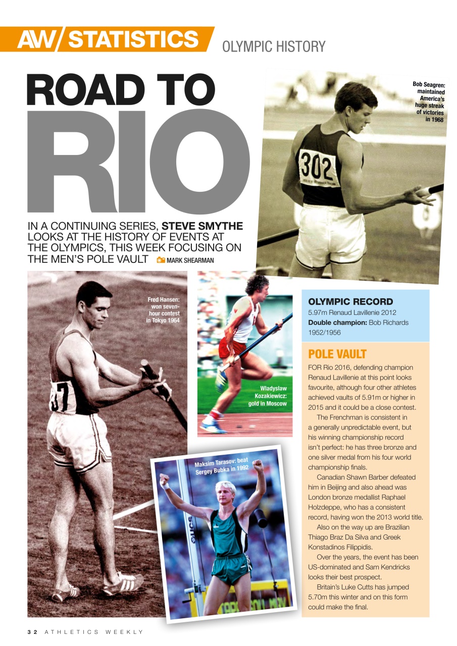 AW – Athletics Weekly Magazine Preview Pages