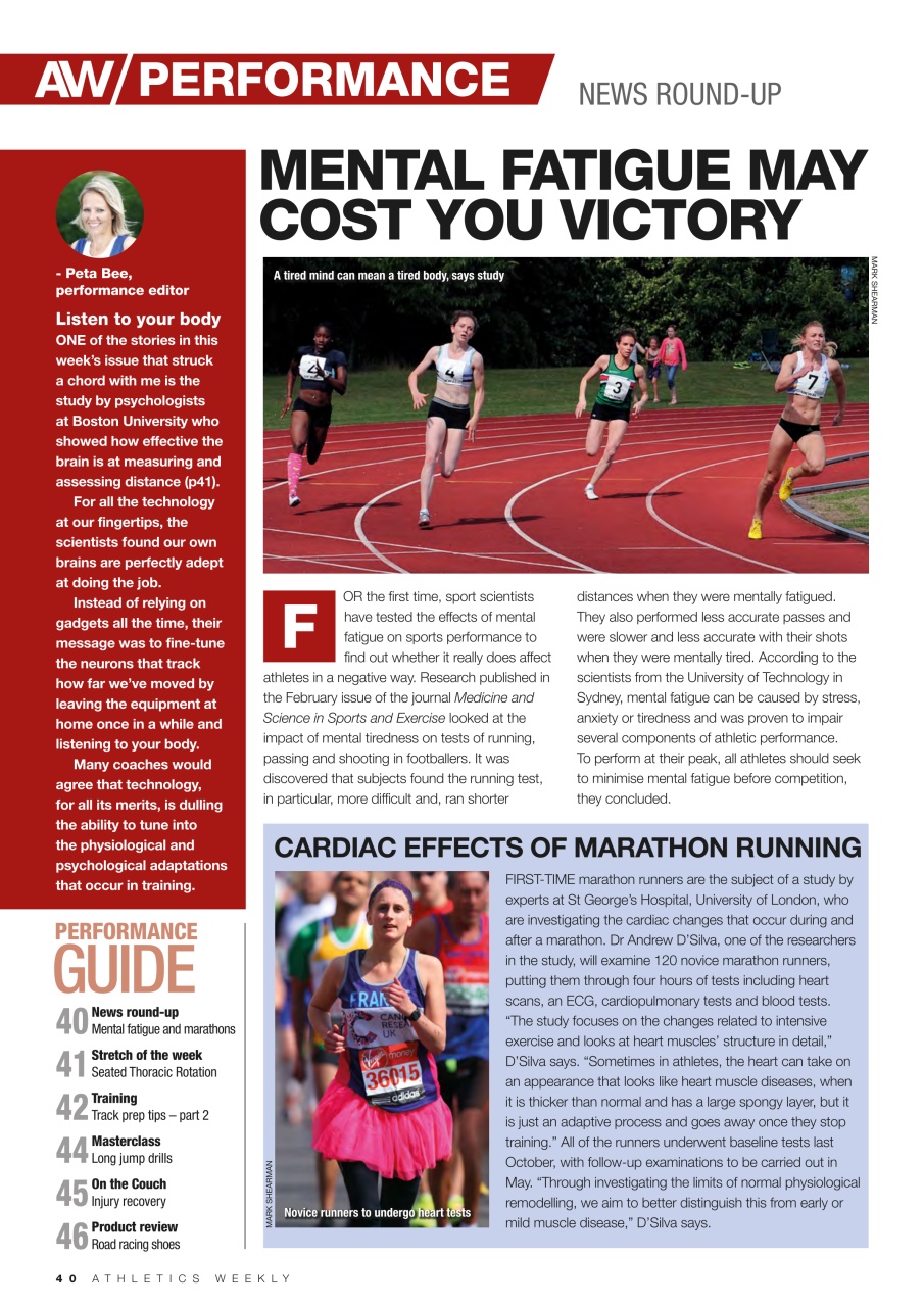 AW – Athletics Weekly Magazine Preview Pages