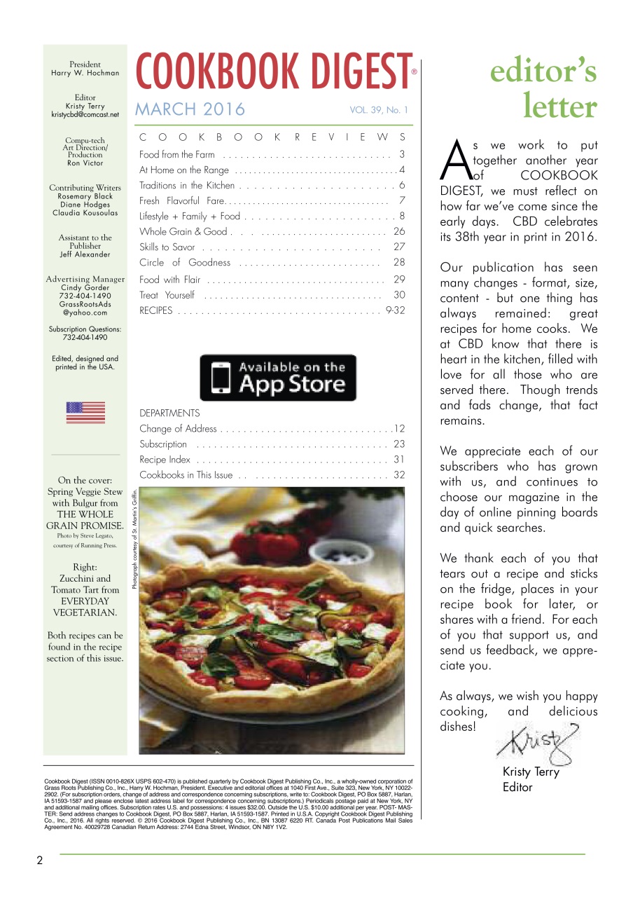 Cookbook Digest Preview Pages