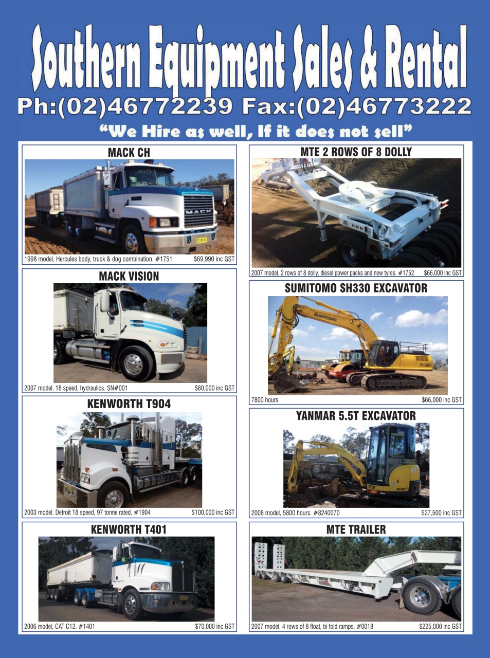 JUST TRUCKS Preview Pages