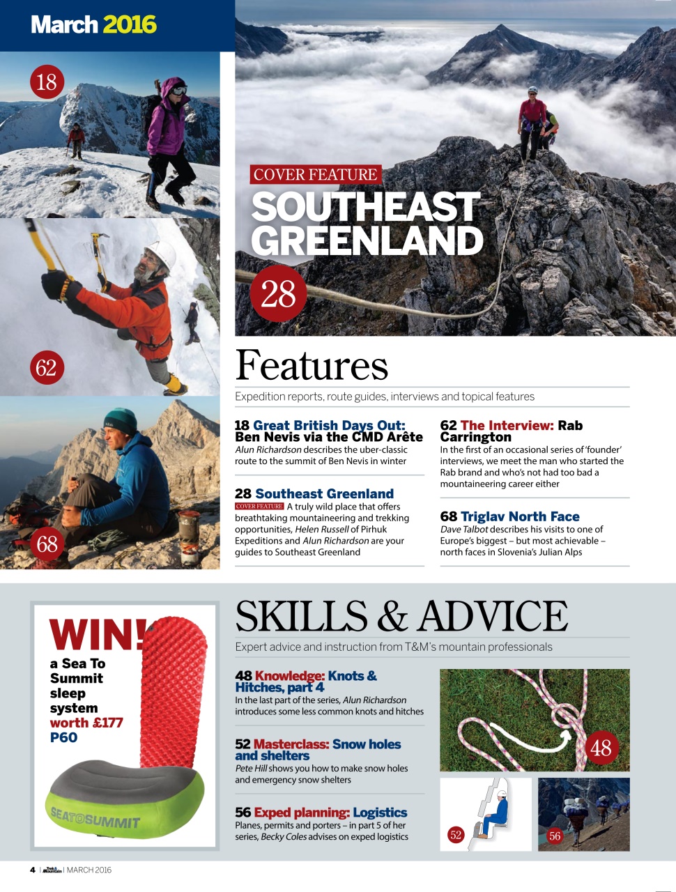Trek & Mountain Magazine Preview Pages