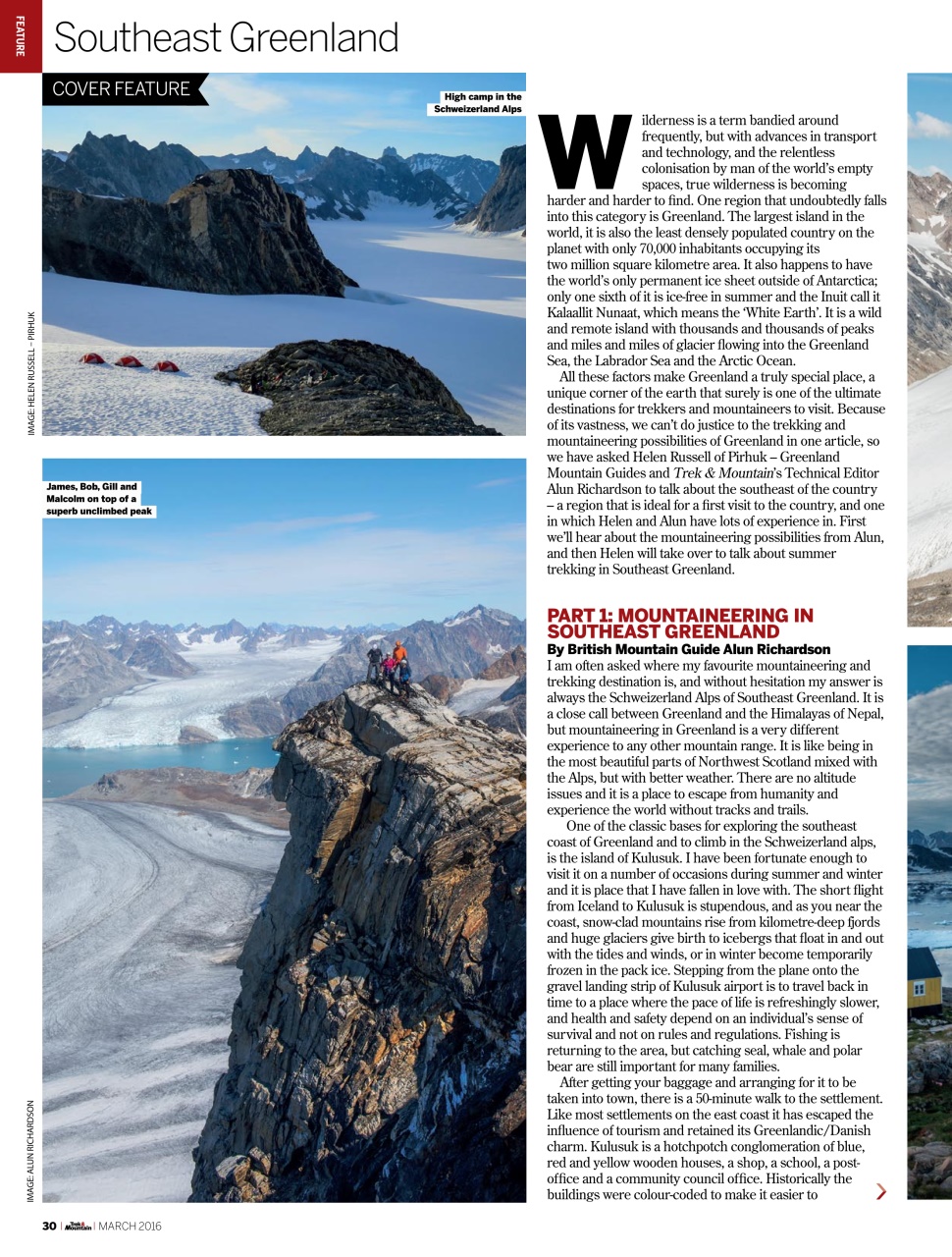 Trek & Mountain Magazine Preview Pages
