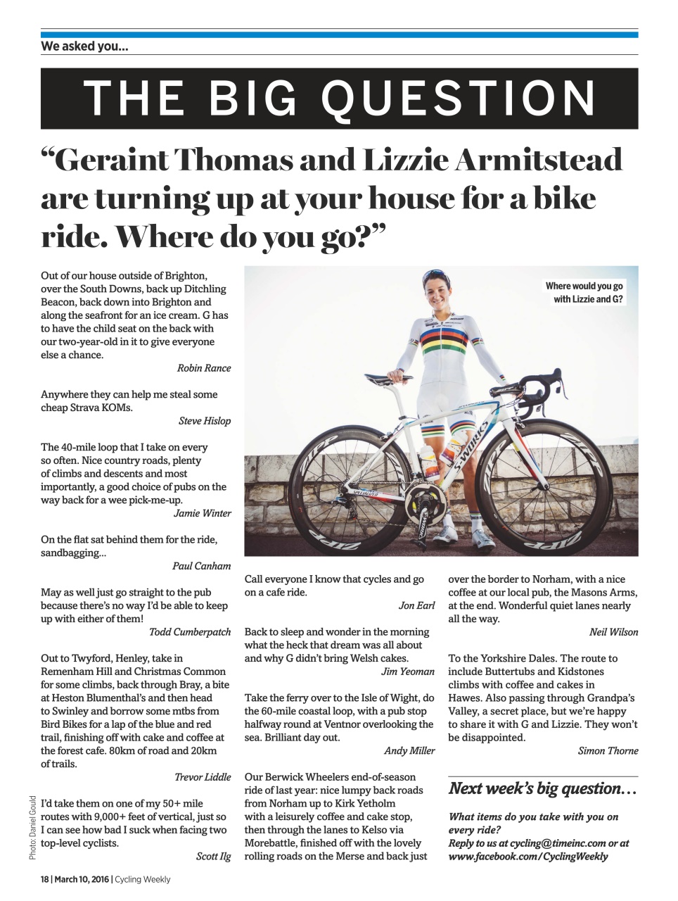 Cycling Weekly Preview Pages