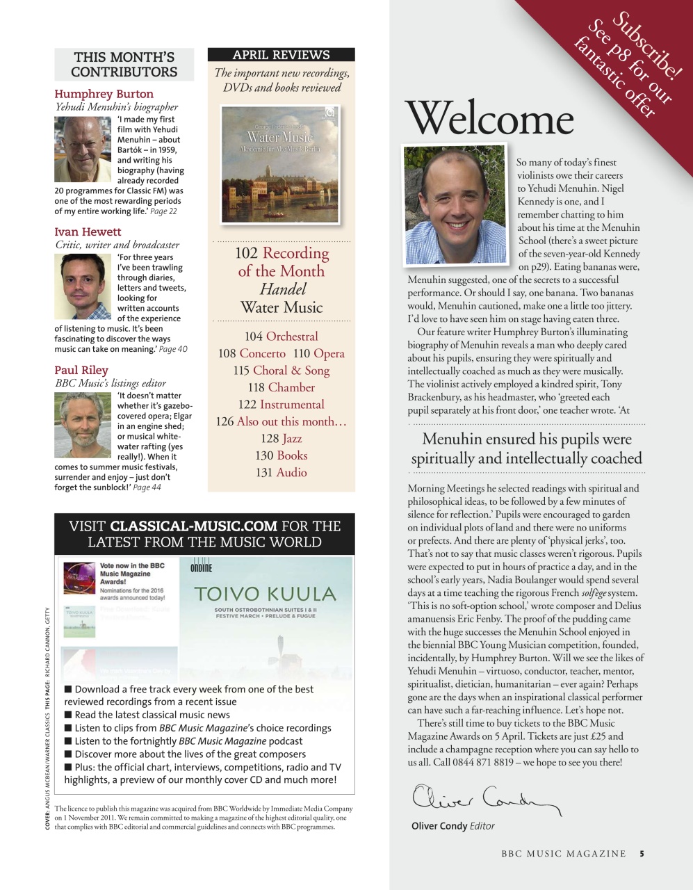 BBC Music Magazine Preview Pages