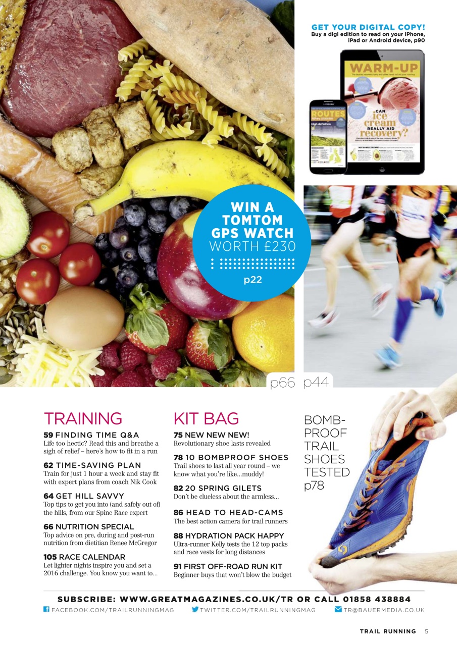 Trail Running Preview Pages