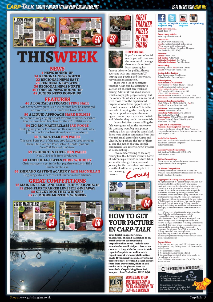 Carp-Talk Preview Pages