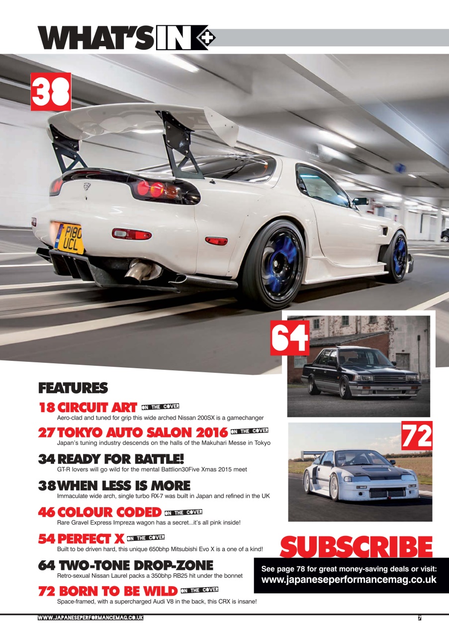 Japanese Performance Preview Pages