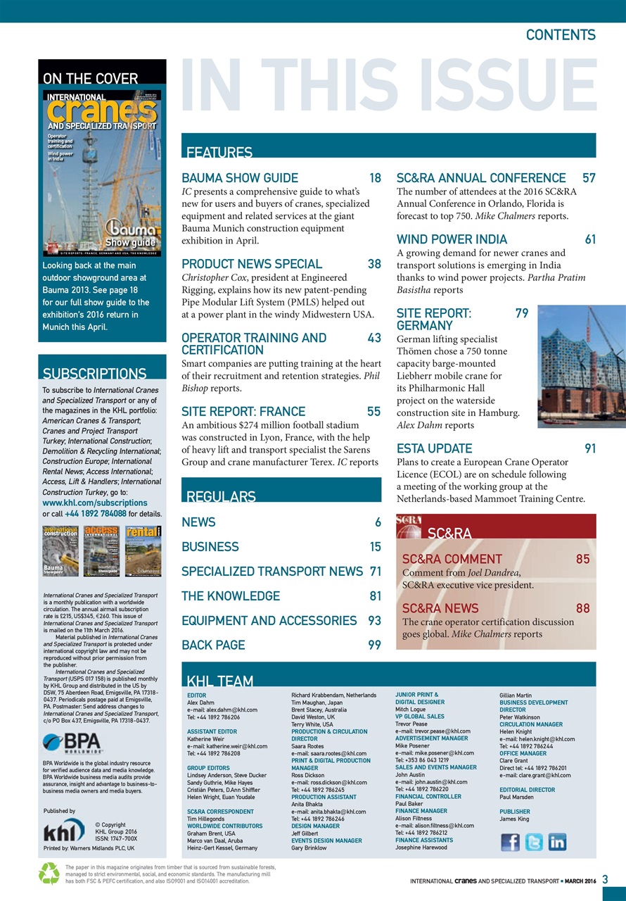 Int. Cranes and Specialized Transp Preview Pages