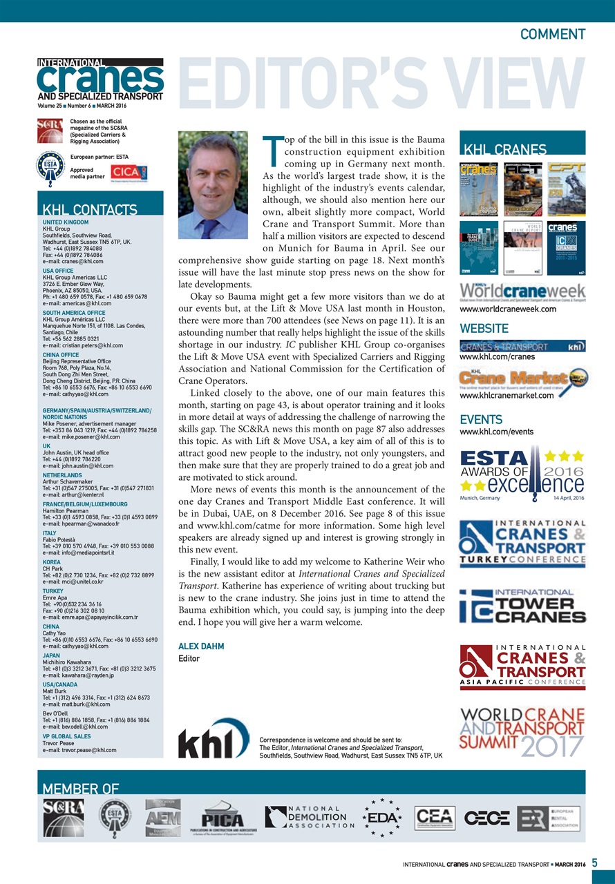 Int. Cranes and Specialized Transp Preview Pages