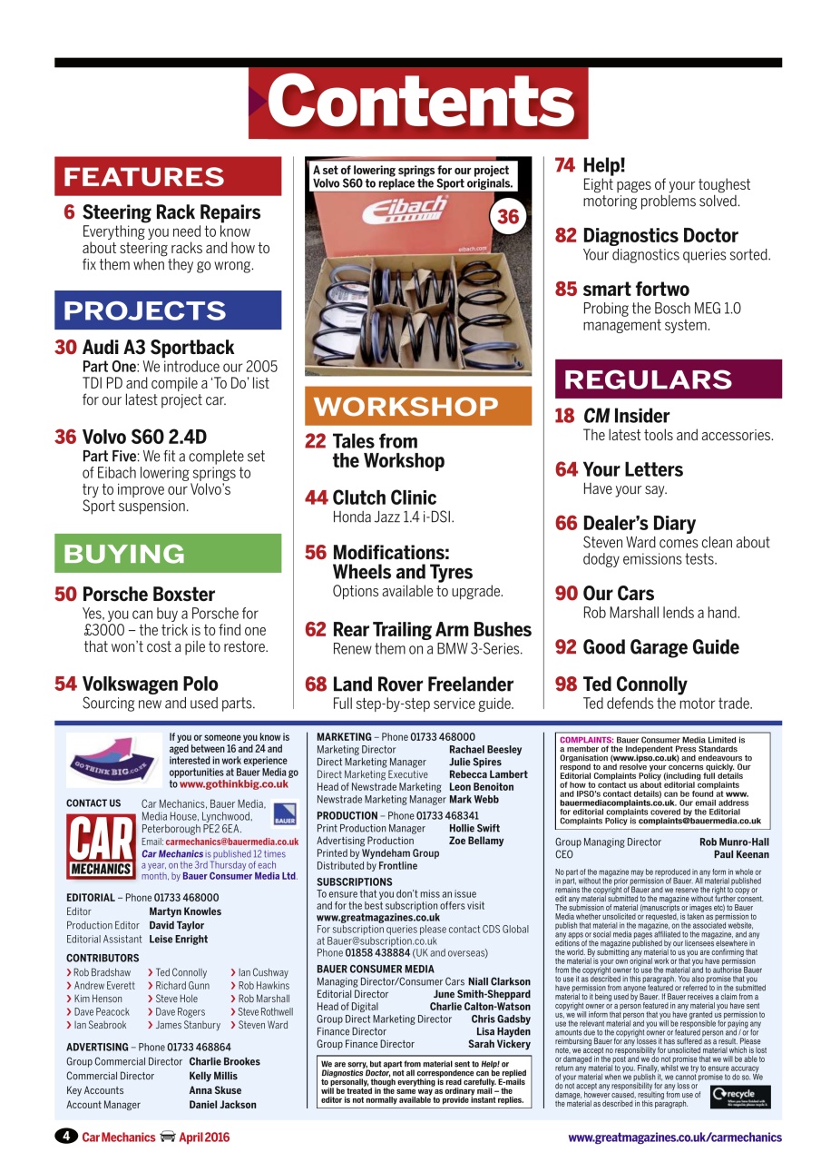 Car Mechanics Preview Pages