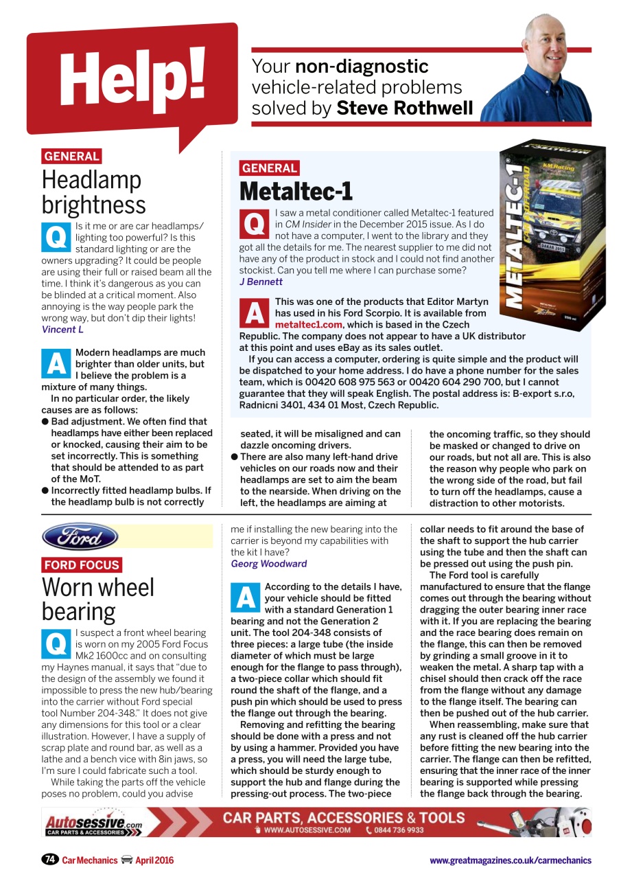 Car Mechanics Preview Pages