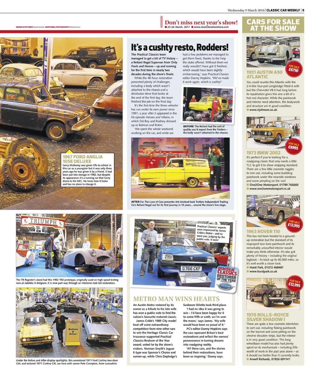 Classic Car Weekly Preview Pages