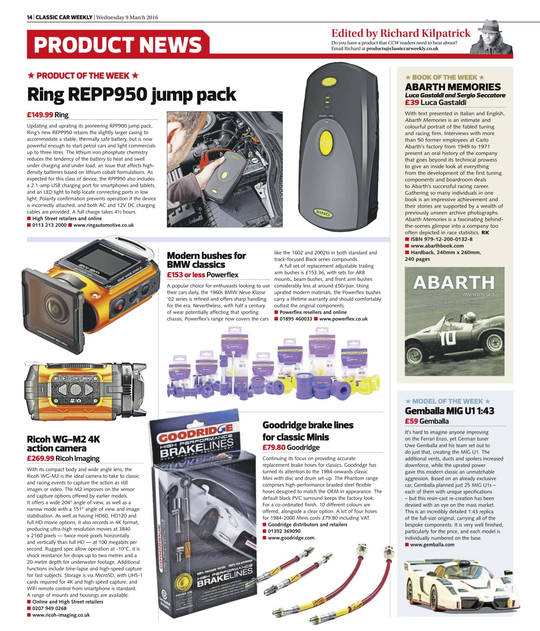 Classic Car Weekly Preview Pages