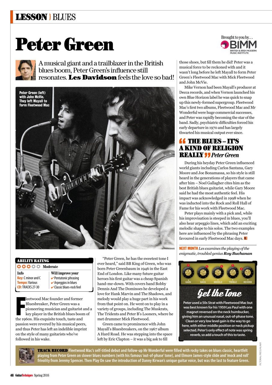 Guitar Techniques Preview Pages