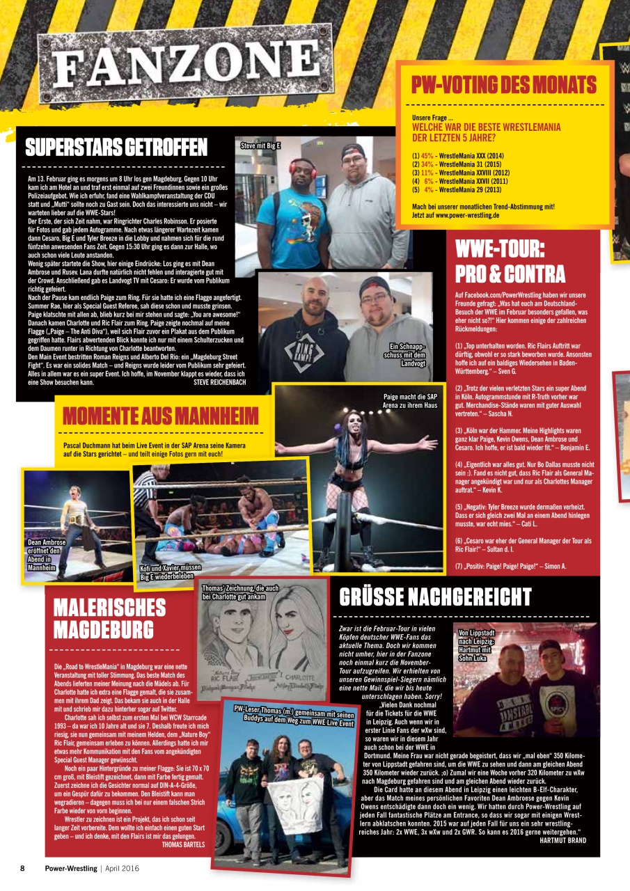 Power-Wrestling Preview Pages