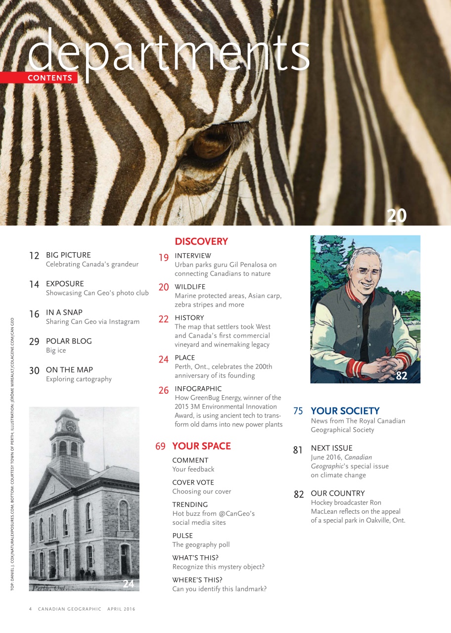 Canadian Geographic Preview Pages