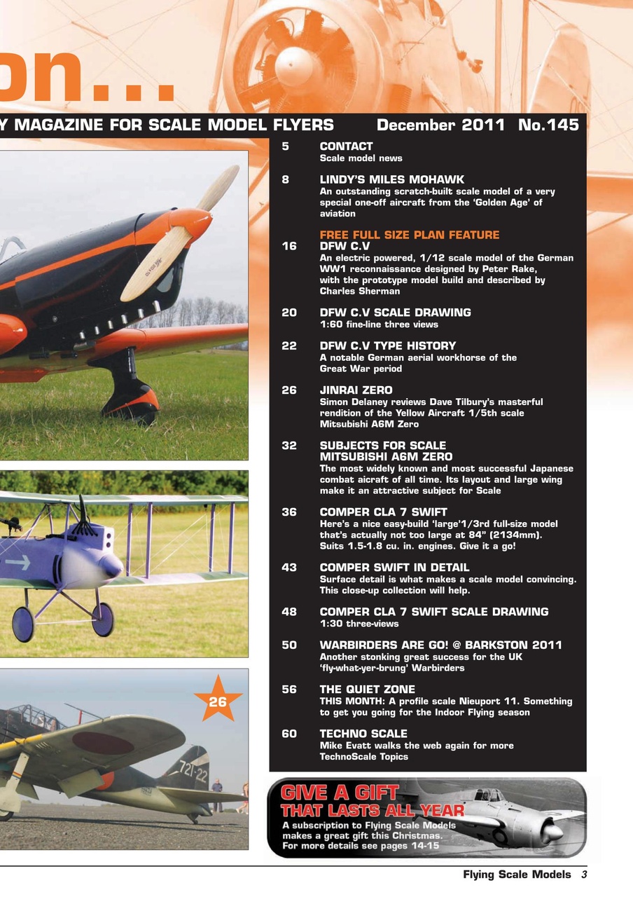 Flying Scale Models Preview Pages