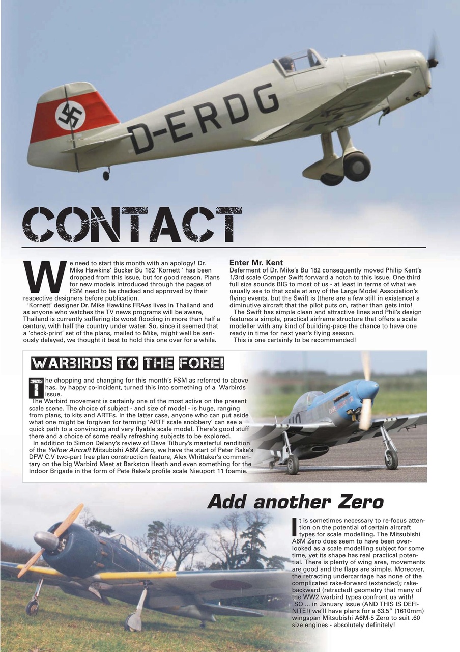 Flying Scale Models Preview Pages