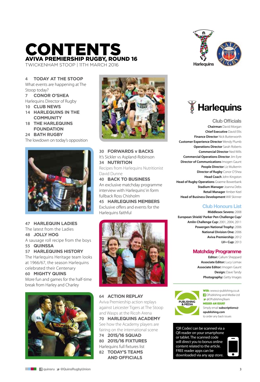 Harlequins Preview Pages