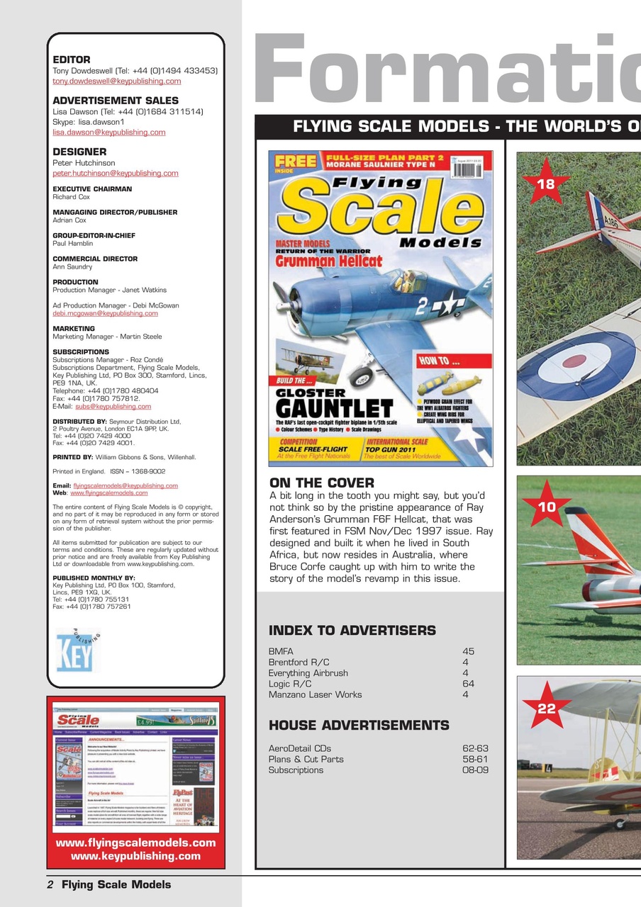 Flying Scale Models Preview Pages