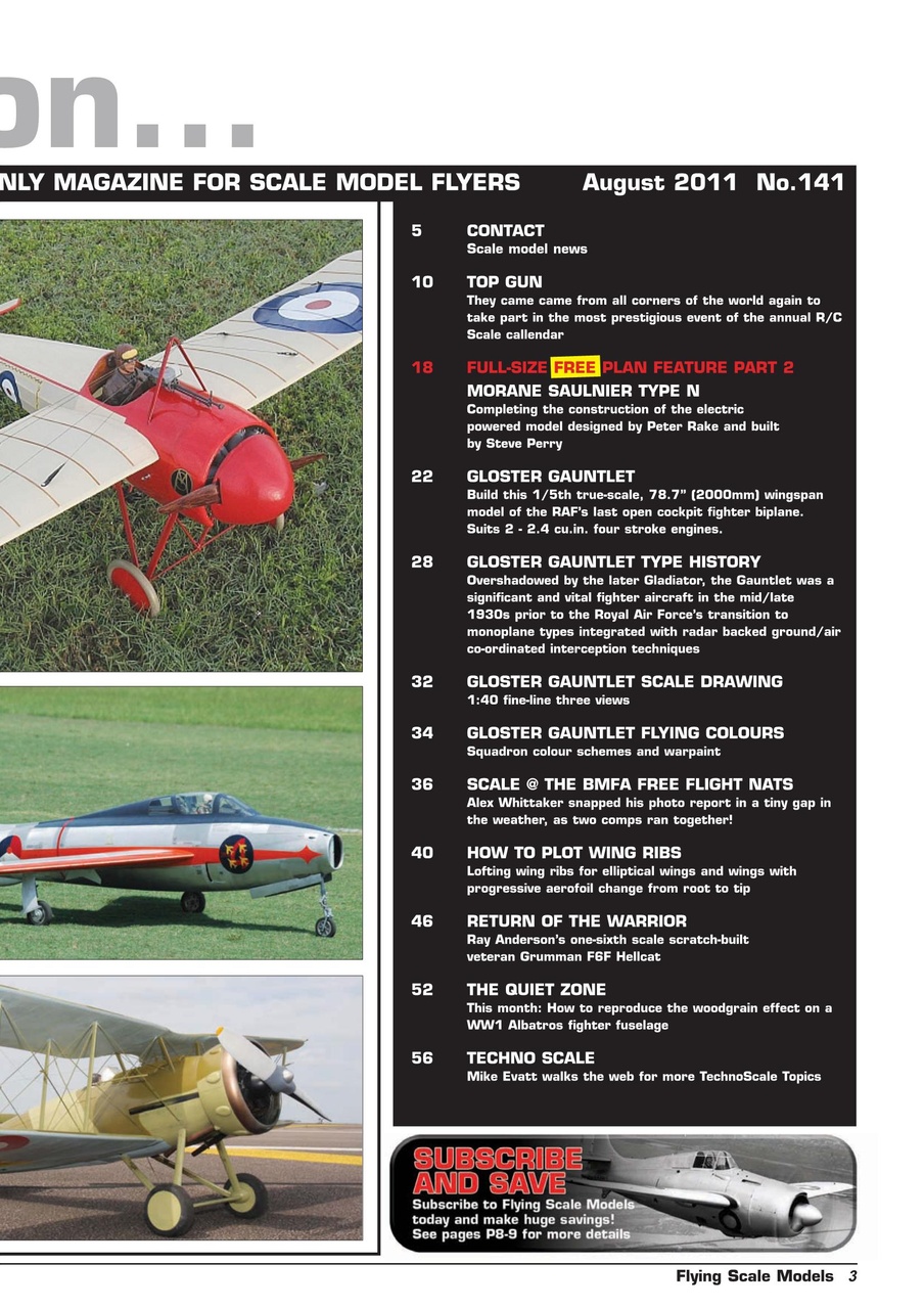 Flying Scale Models Preview Pages