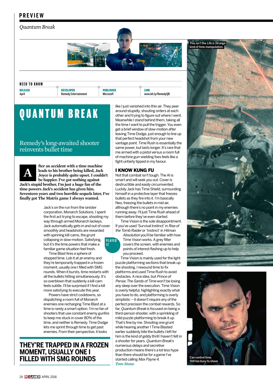 PC Gamer (UK Edition) Preview Pages